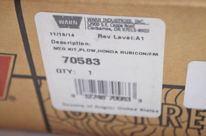 Honda Winch Mount Kit NOS