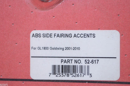 Show Chrome 52-617 ABS Side Fairing Accent Qty 2 NOS