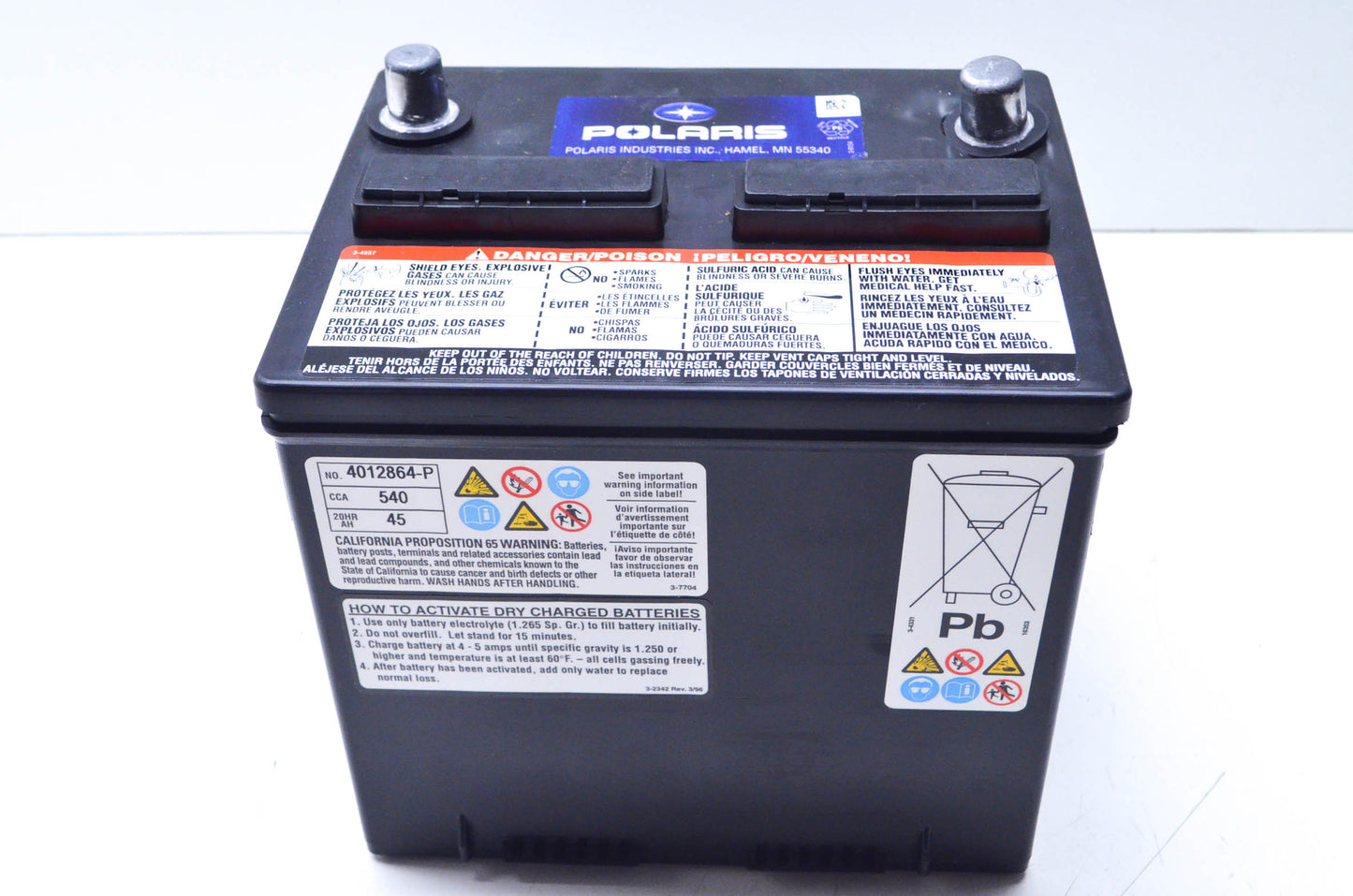 OEM Polaris 526MF Battery NOS
