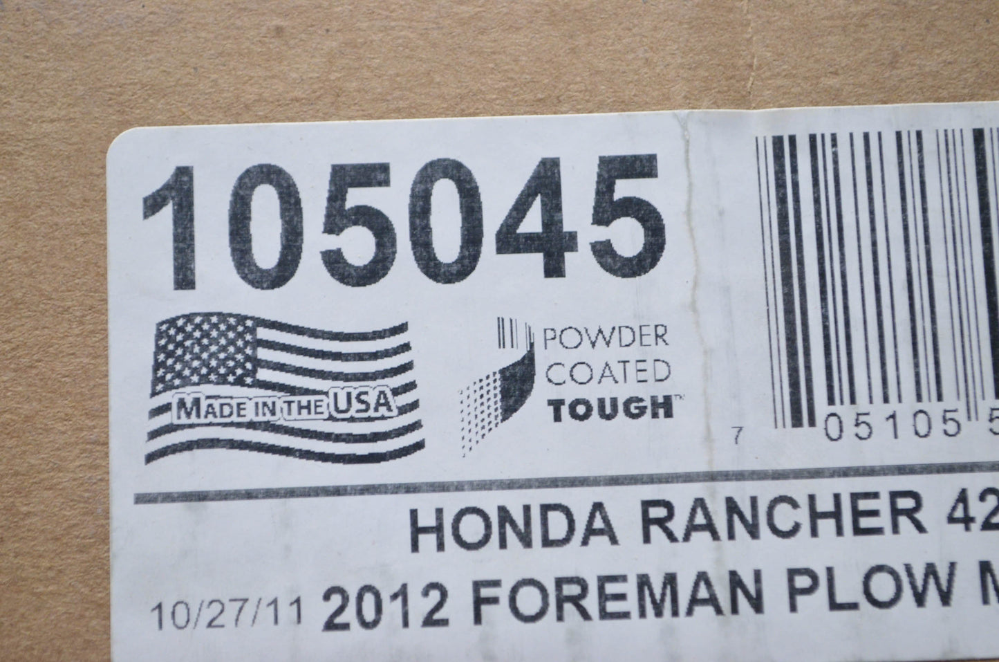 KFI 105045 Honda Plow Mount Kit NOS