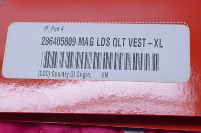 OEM Polaris 286405809 Magenta Aspen Highlands Vest Womens XL NOS