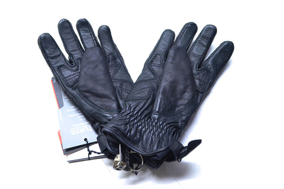 OEM Victory 286322802 Classic Black Leather Gloves Womens Small NOS