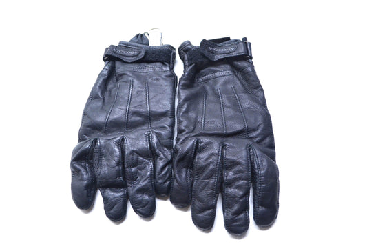 New OEM Victory Classic Black Leather Gloves Mens XL NOS