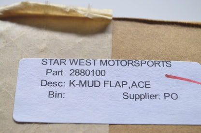 OEM Polaris 2880100 Mud Flap Kit Ace NOS