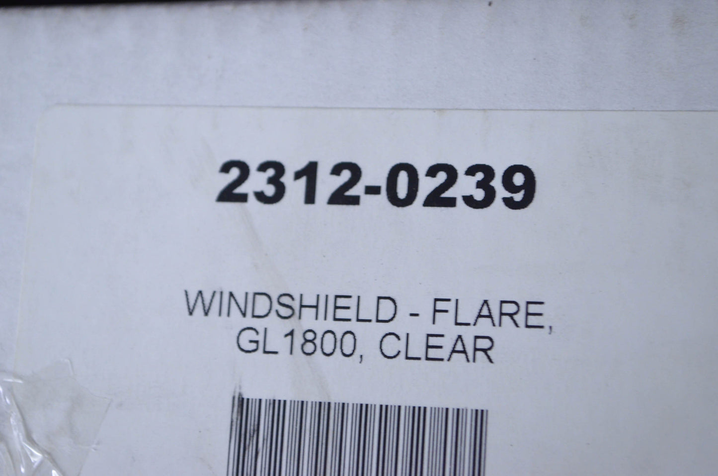 Klock Werks 2312-0239 Honda GL1800 Clear Flare Windshield NOS