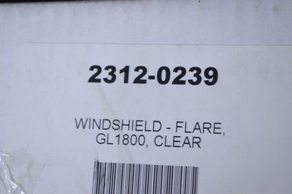 Klock Werks 2312-0239 Honda GL1800 Clear Flare Windshield NOS