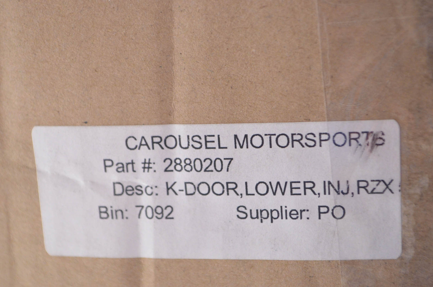 New OEM Polaris 2015-2018 RZR 900 Black Lower Door Inserts Kit NOS