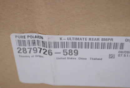 New OEM Polaris Orange Ultimate Rear Bumper Kit NOS