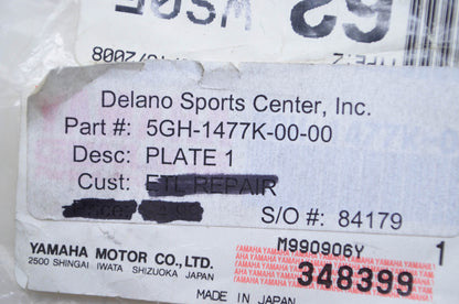 OEM Yamaha 5GH-1477K-00-00 Plate 1 NOS