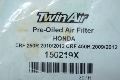 New Twin Pre Oiled Air Filter NOS