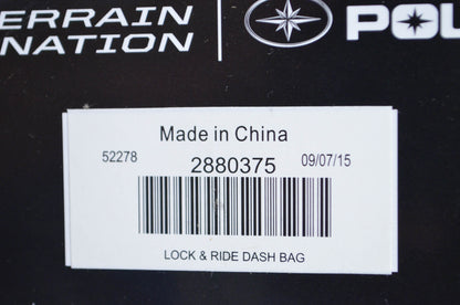 OEM Polaris 2880375 Lock & Ride Mountain Dash Bag NOS