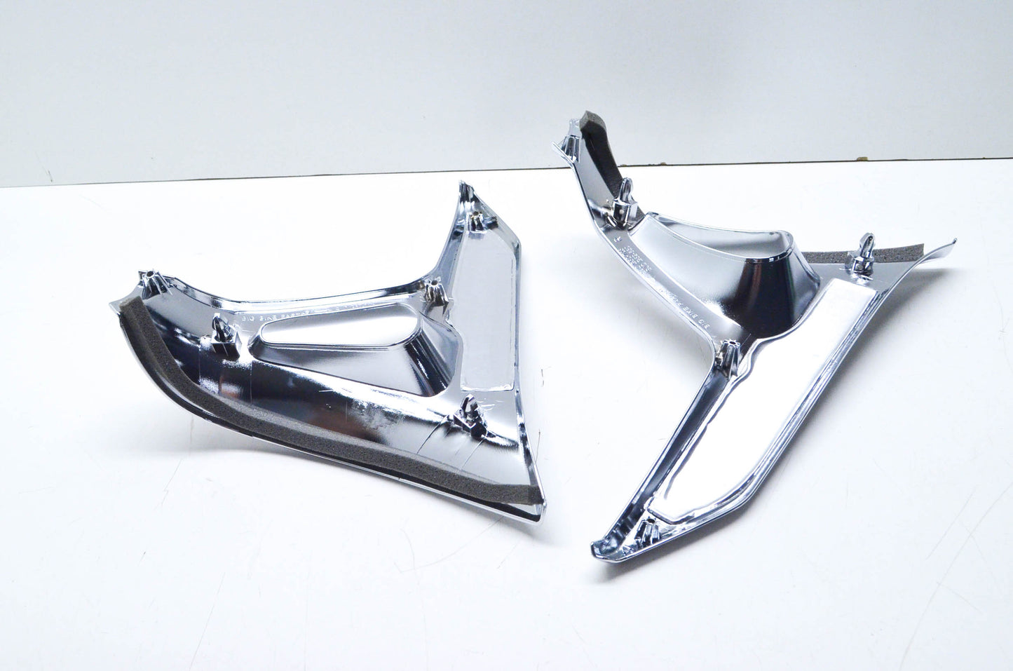 ABS Chrome Battery Side Cover Trim Kit NOS