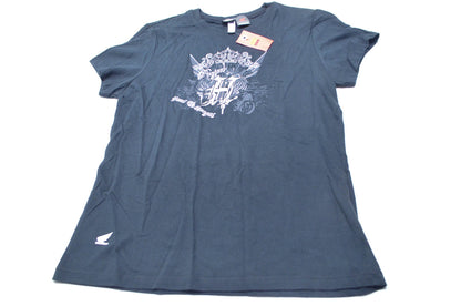 OEM Honda 546653 Black Project H Speed & Strength T-Shirt Womens Large NOS