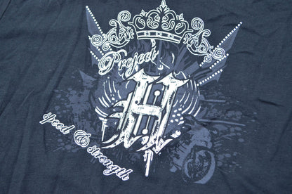 OEM Honda 546653 Black Project H Speed & Strength T-Shirt Womens Large NOS