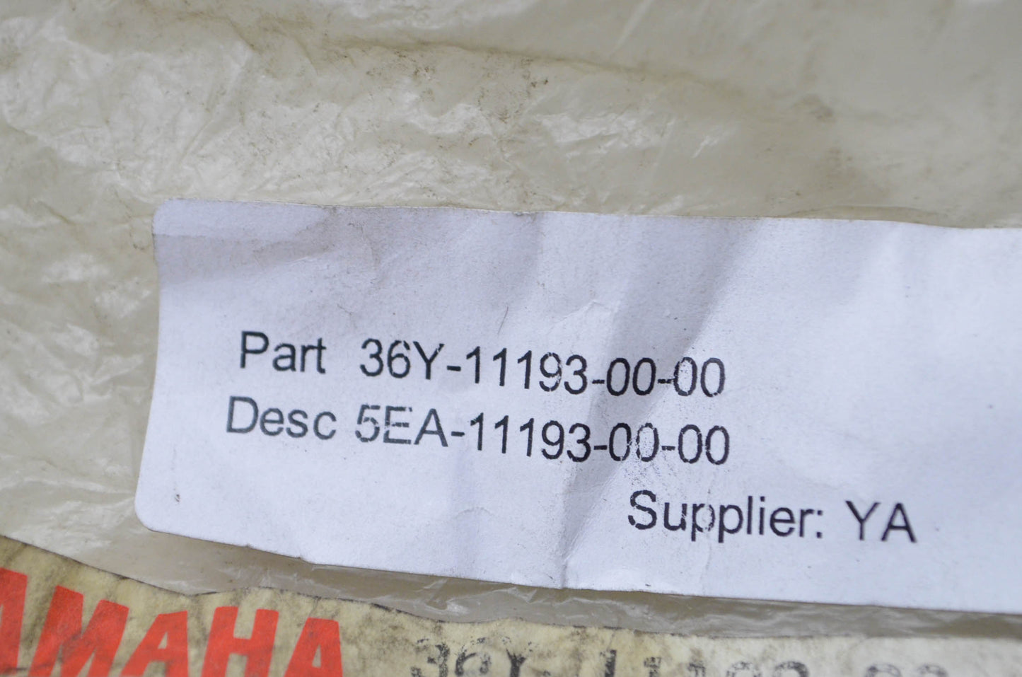 OEM Yamaha 36Y-11193-00-00 Head Cover Gasket 1 NOS