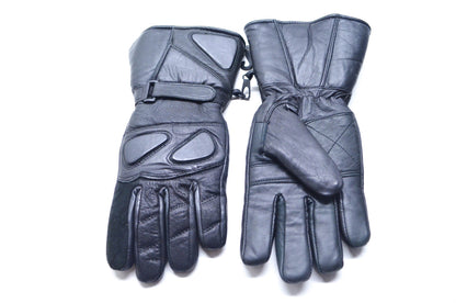 Vance Leathers VL419L Black Insulated Gauntlet Gloves Large NOS