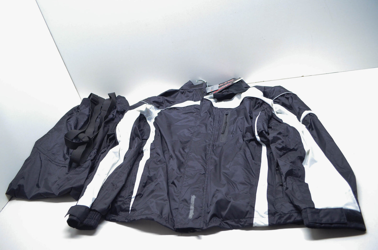 Tourmaster 8790020505 Black/Black Defender 2.0 Mens 2 Piece Rain Suit Medium NOS
