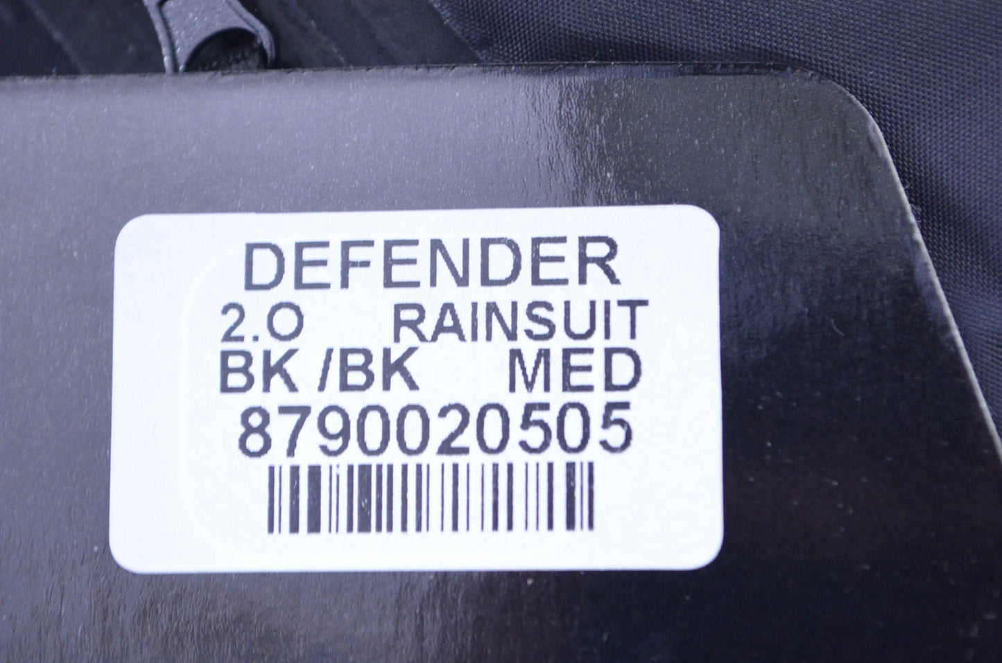 Tourmaster 8790020505 Black/Black Defender 2.0 Mens 2 Piece Rain Suit Medium NOS