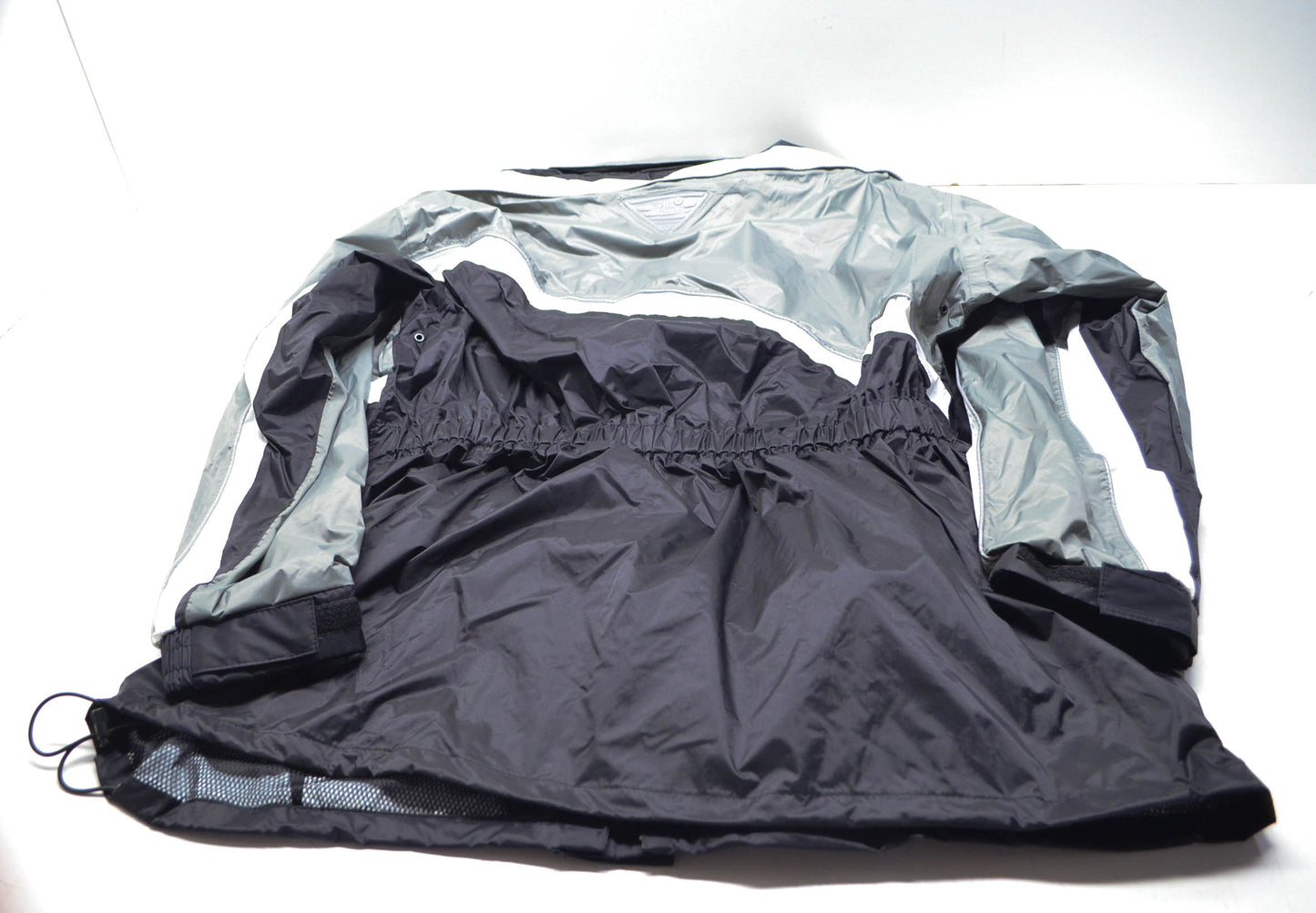Tourmaster 84-856 Black/Silver Defender 2 Piece Rain Suit Mens 3XL NOS