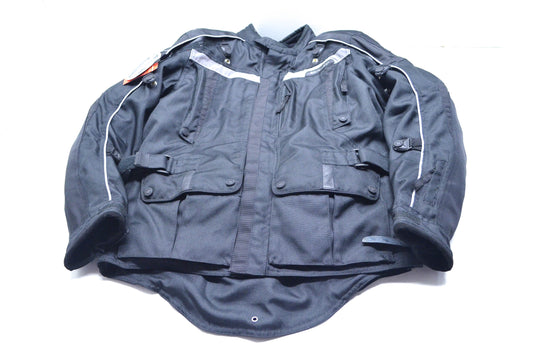 Tourmaster 8777-0305-03 Black Transition 3 Jacket Womens X-Small NOS