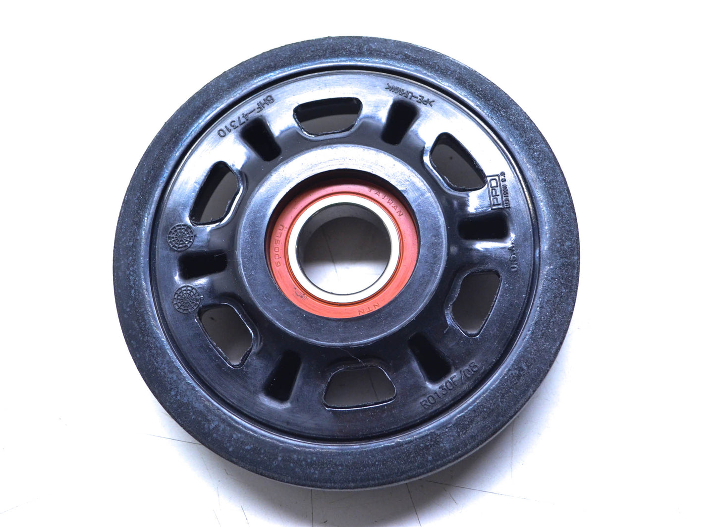 Parts Unlimited 4702-0088 Black Idler Wheel 130mm NOS