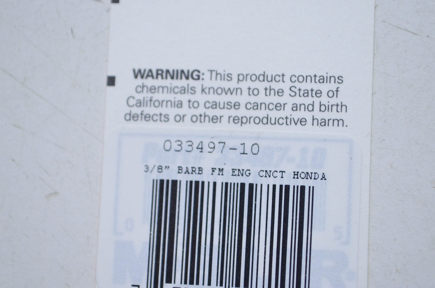 New Moeller 3/8' Female Engine Connector NOS