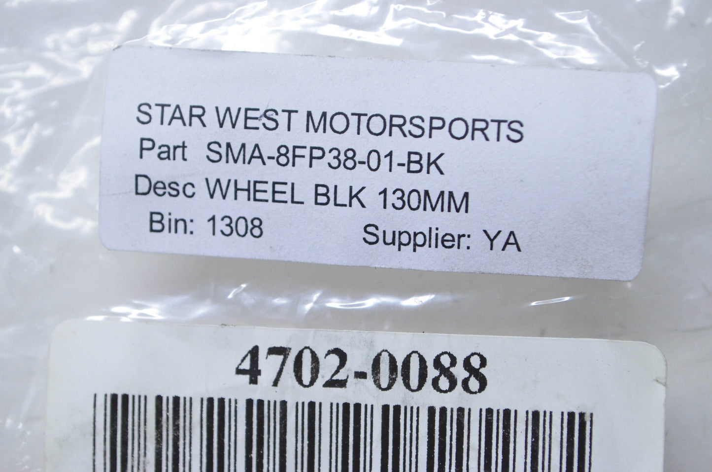Parts Unlimited 4702-0088 Black Idler Wheel 130mm NOS