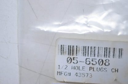 New Gardner-Westcott Chrome 1/2' Hold Plug QTY 7 NOS
