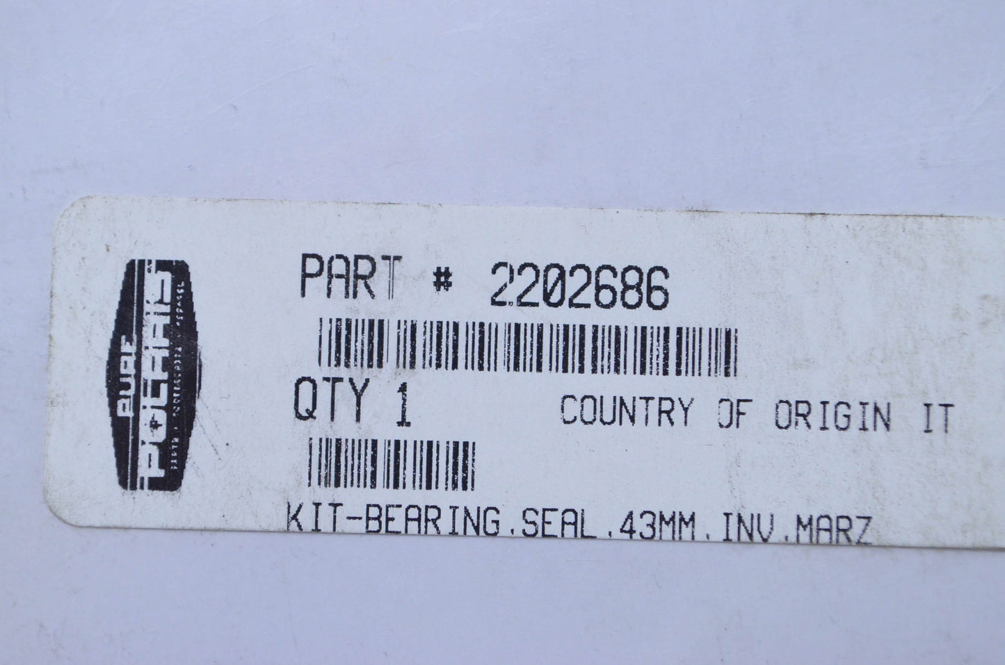 New Marzocchi Polaris 43mm Seal Bearing Kit NOS
