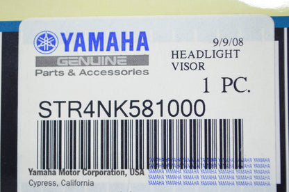 New OEM Yamaha 7' Royal Star V Star 650 1100 Headlight Visor  NOS