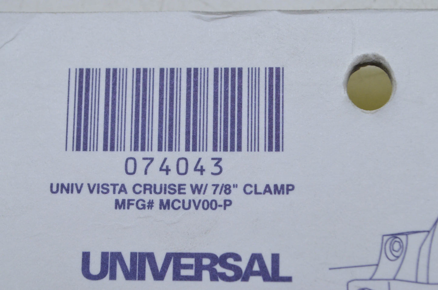 New Sound Off Recreational Universal Throttle Lock Cruise Control Vista for 7/8'