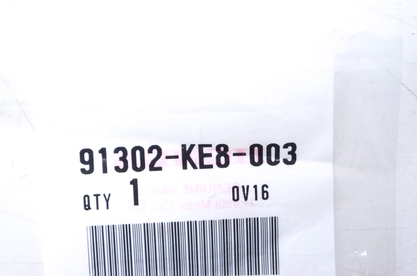 OEM Honda 91302-KE8-003 O-Ring (18X3) NOS