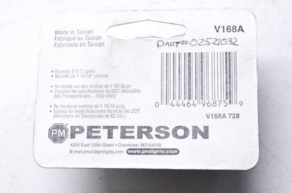 Peterson Manufacturing 2521032, 02521032 V168A Sealed LED Clearance Marker NOS
