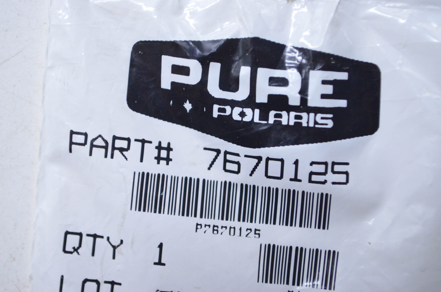 OEM Polaris 7670125 Fastener Push-On Clip .250 NOS