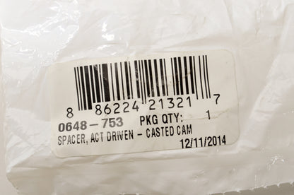 OEM Arctic Cat 0648-753 Casted Cam Act Driven Spacer NOS
