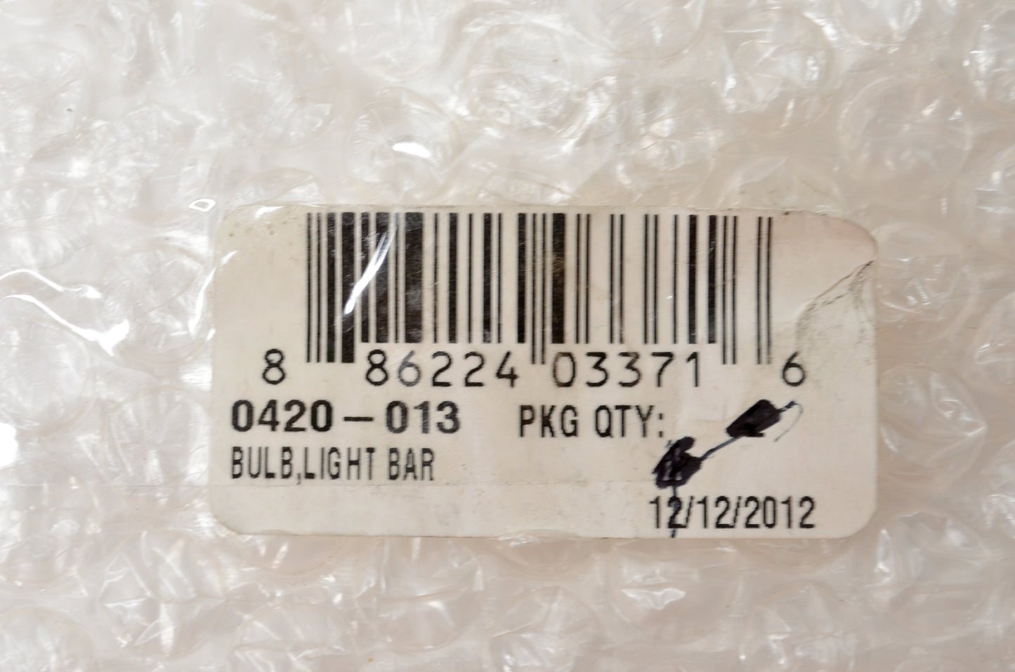 OEM Arctic Cat 0420-013 Light Bar Bulb NOS