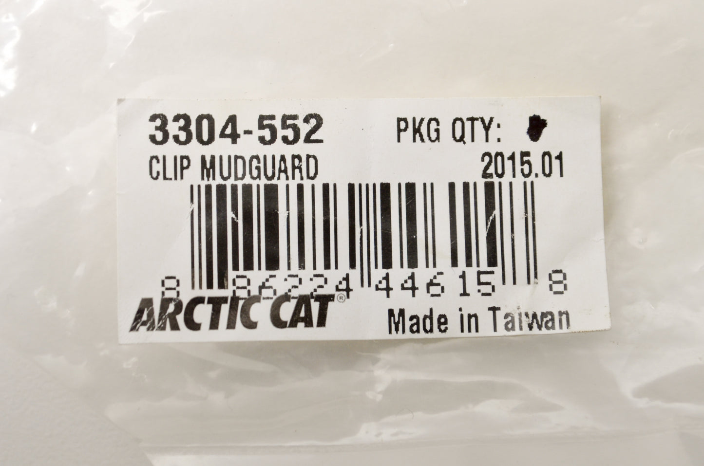 OEM Arctic Cat 3304-552 Mudguard Clip Qty 4 NOS