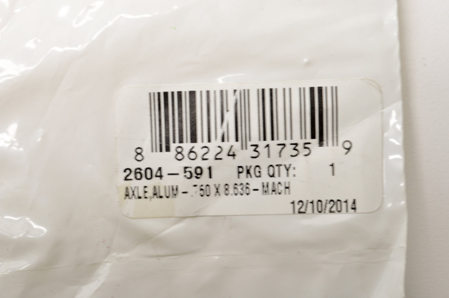 OEM Arctic Cat 2604-591 Aluminum Axle