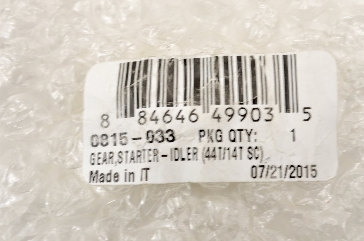 OEM Arctic Cat 0815-033 Starter Idler Gear