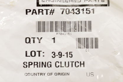 OEM Polaris 7043151 Clutch Spring (54.5#)P2 NOS