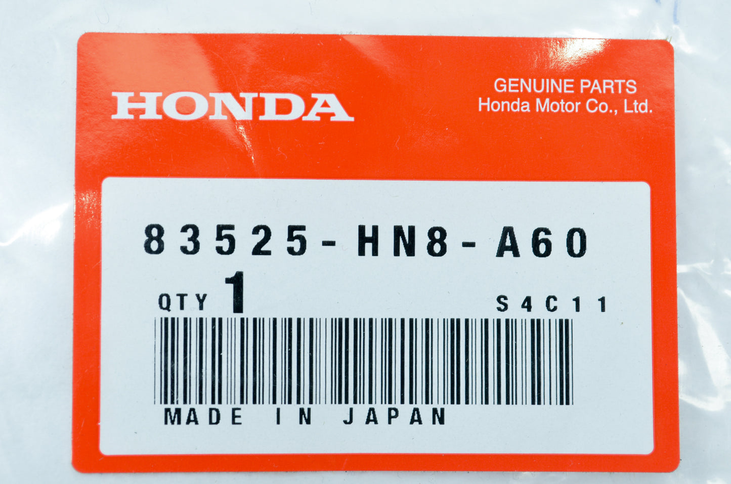 OEM Honda 83525-HN8-A60 Mat NOS