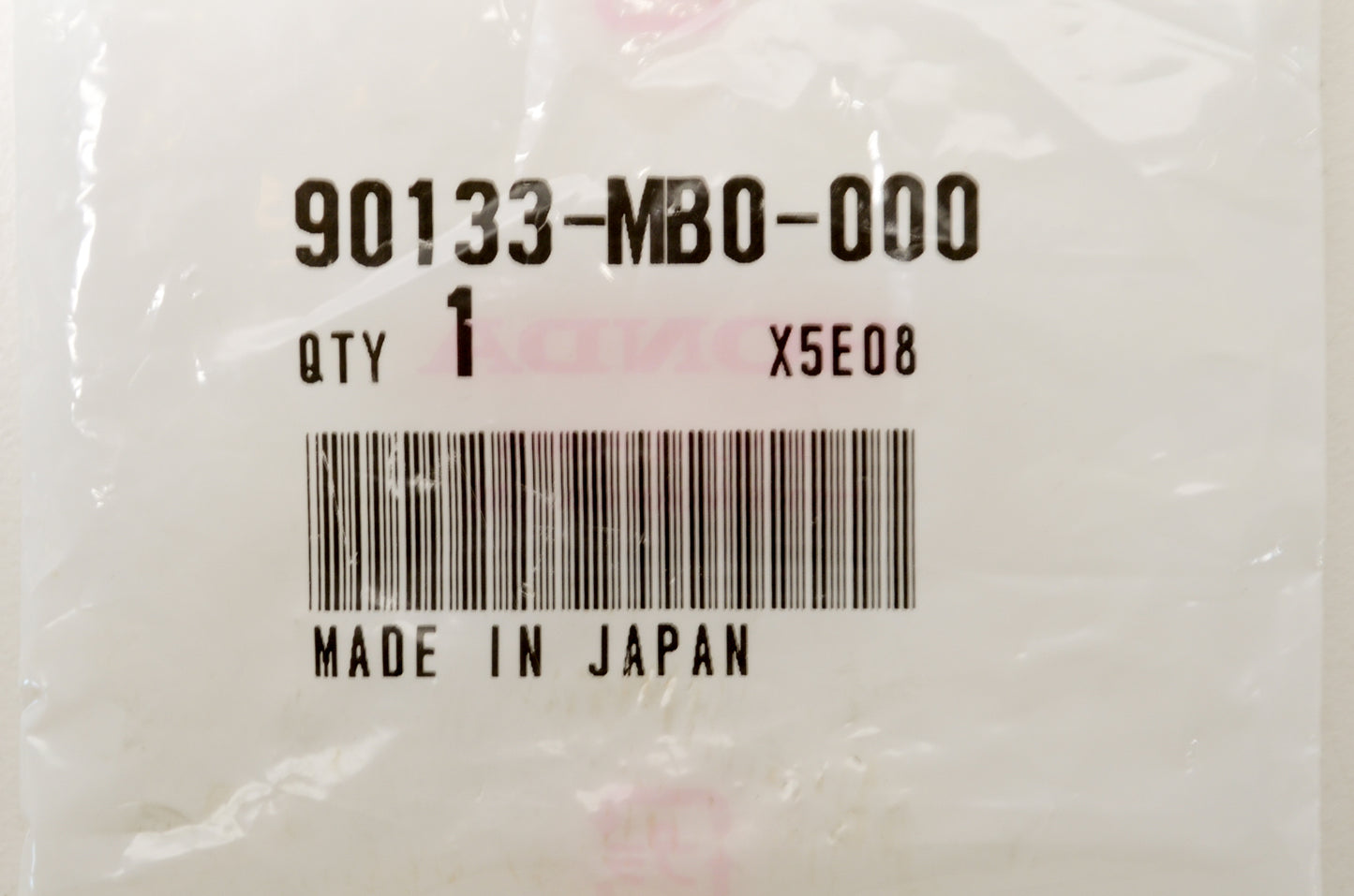 OEM Honda 90133-MB0-000 Flange Bolt (8X27) NOS