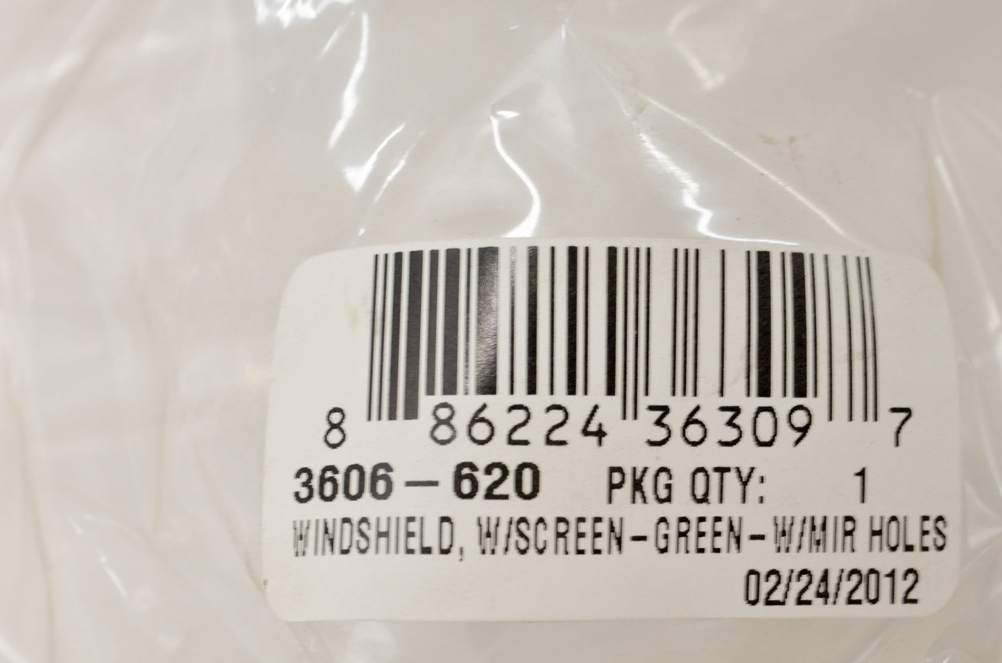 Arctic Cat 3606-620 Windshield w/ Screen Green w/ Mir Ho