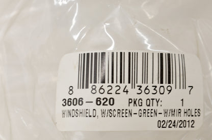 Arctic Cat 3606-620 Windshield w/ Screen Green w/ Mir Ho