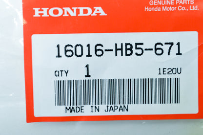 New OEM Honda 16016-HB5-671 Screw Set A NOS