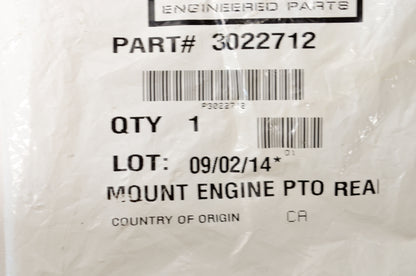OEM Polaris 3022712 Rubber Engine Mount NOS