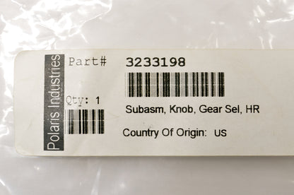 OEM Polaris 3233198 Shift Knob Assembly