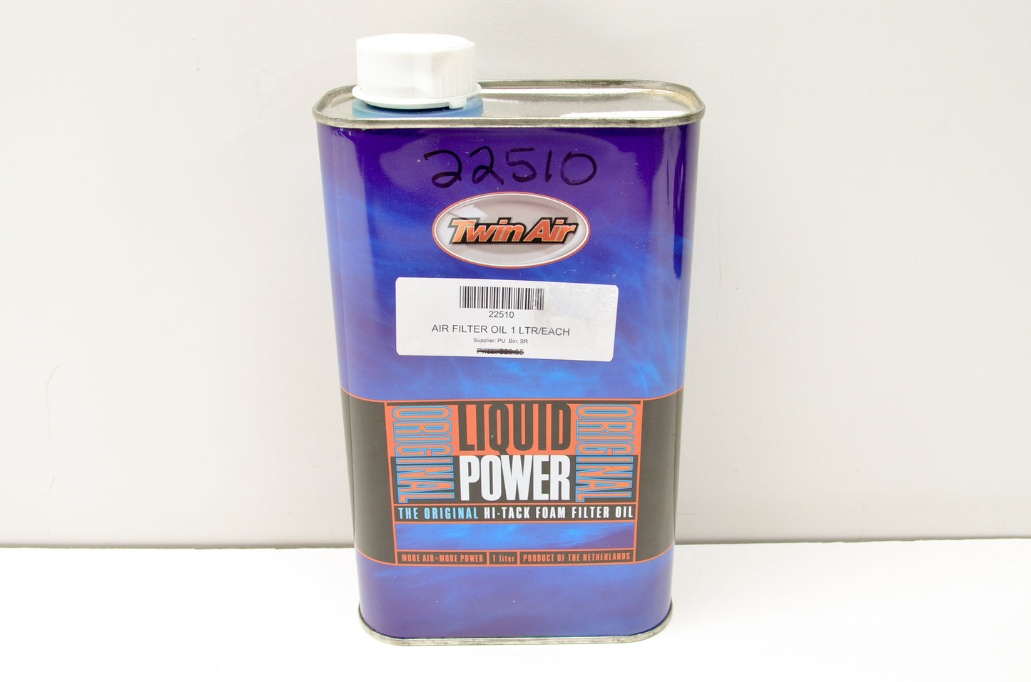 Twin Air 22510 Air Filter Oil 1 Liter Can