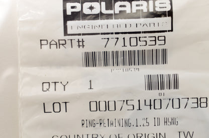 OEM Polaris 7710539 Retaining Ring 1.25 ID NOS