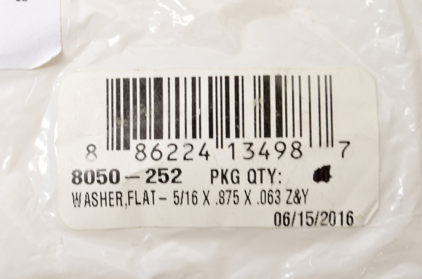 OEM Arctic Cat 8050-252 Flat Washer 5/16x.875x.063 Qty 2 NOS
